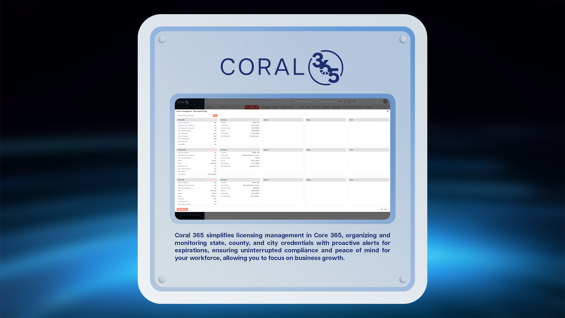 CORAL 365: The Complete Licensing Suite